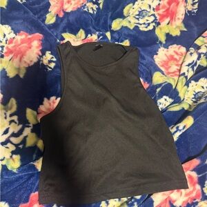 SHEIN Charcoal Sleeveless Tank Top